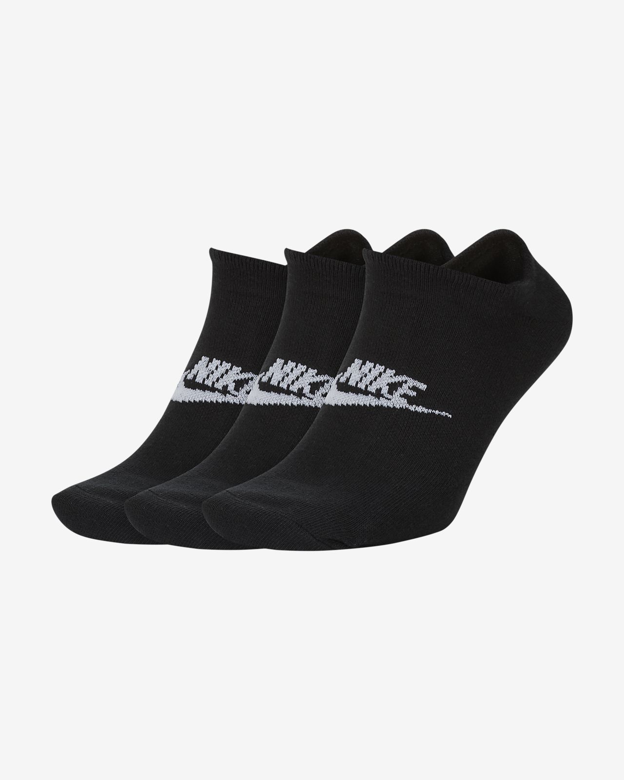 Nike Sportswear Everyday Essential No-Show Socks (3 Pairs). Nike EG
