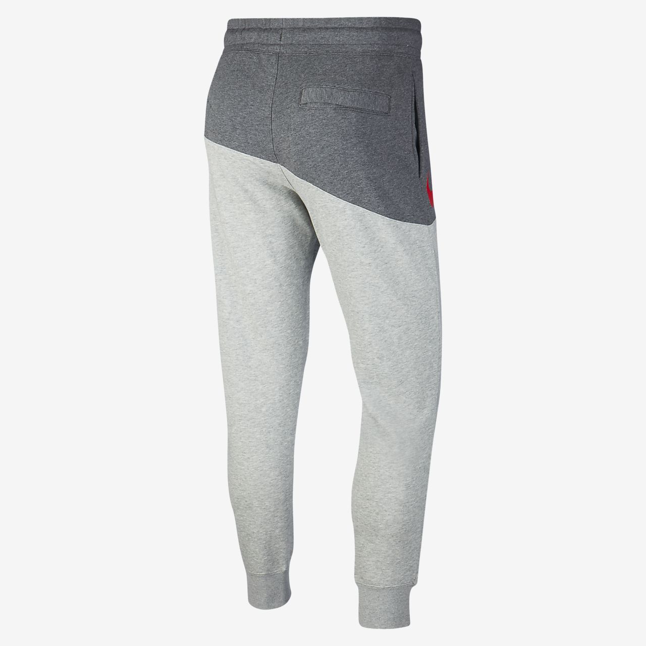 nike swoosh colour block joggers