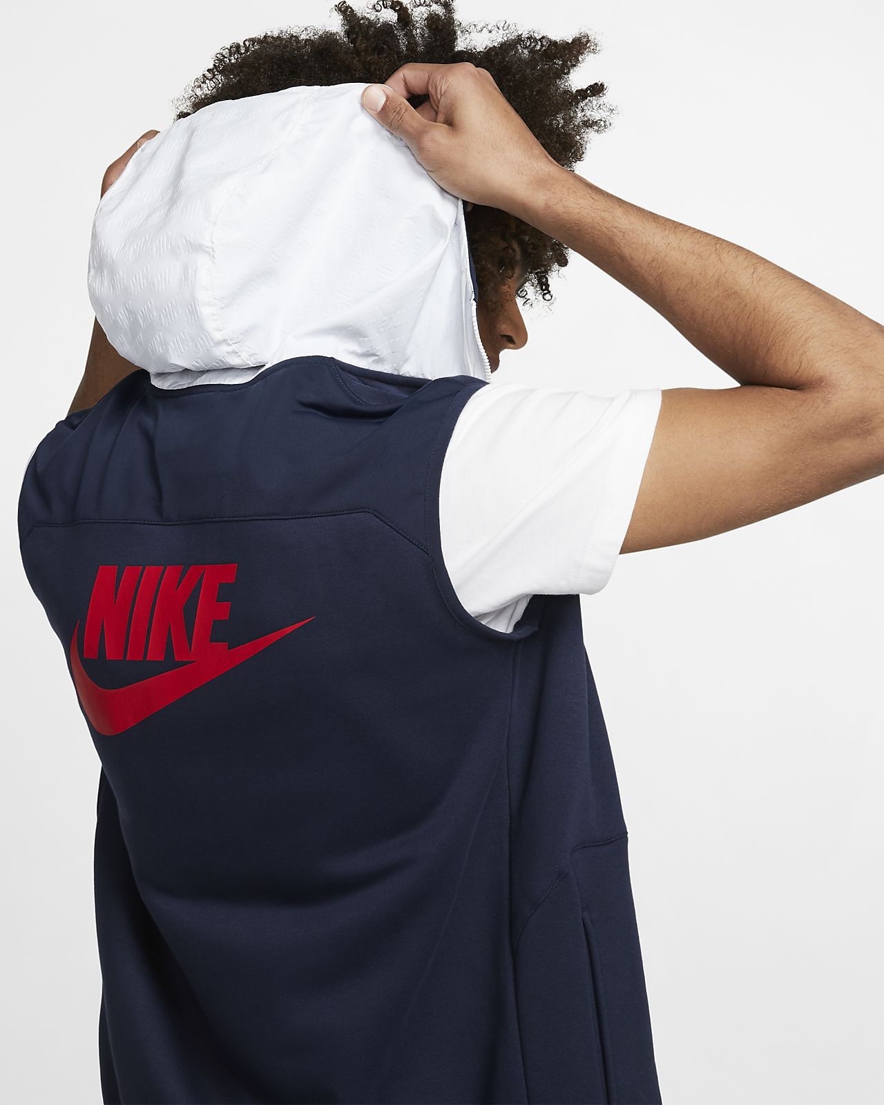 nike sleeveless hoodie