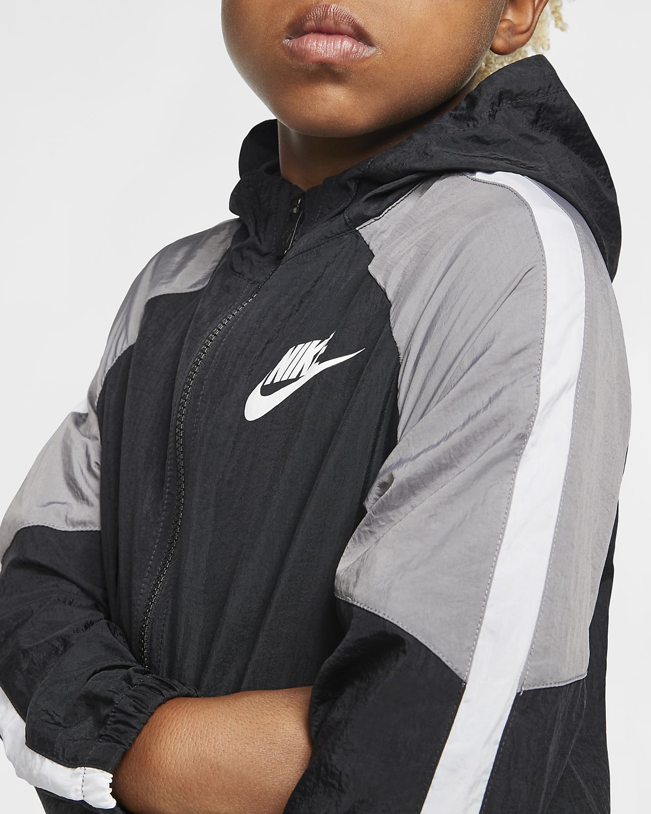 nike grey woven tracksuit