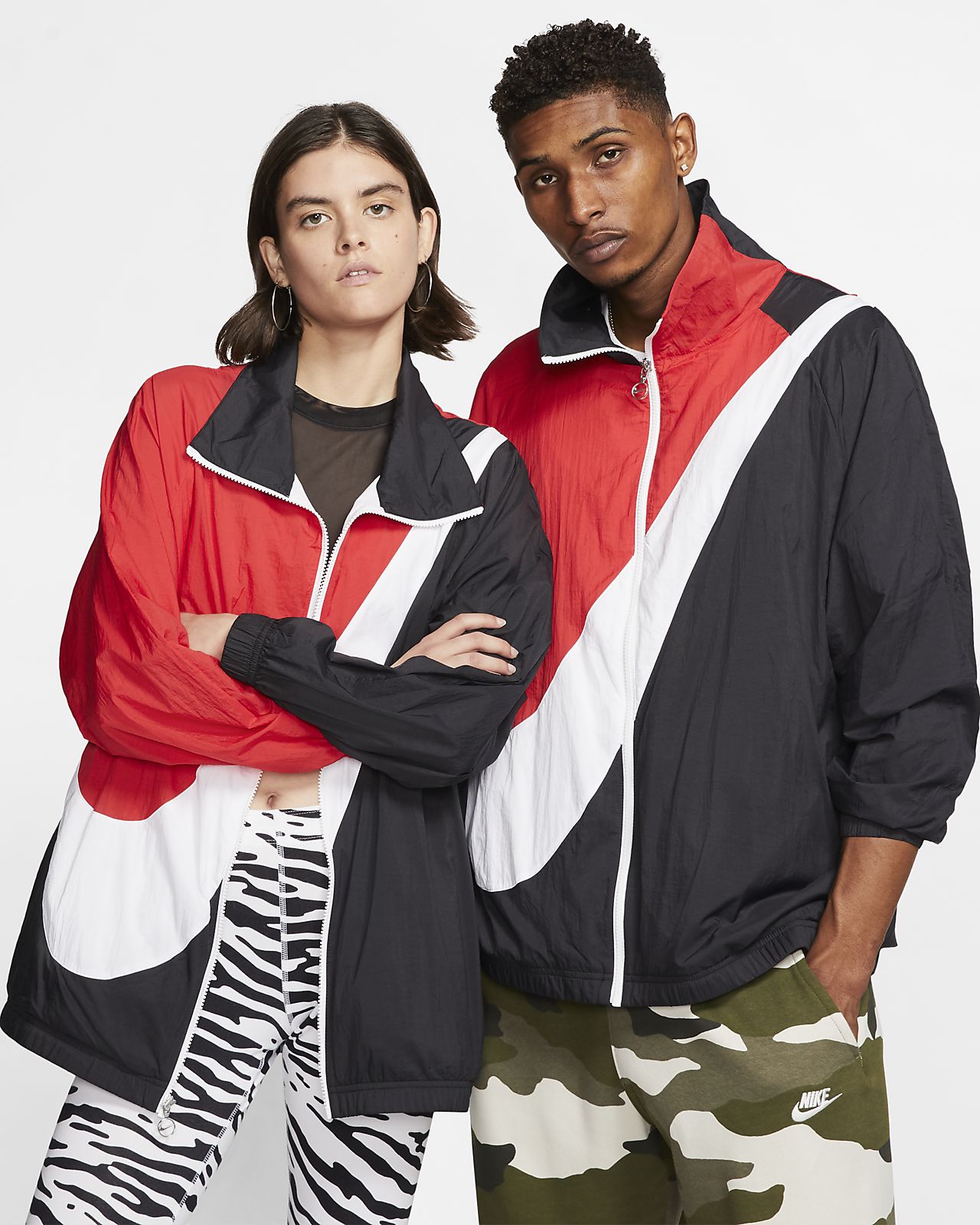 nike oversized swoosh jacket