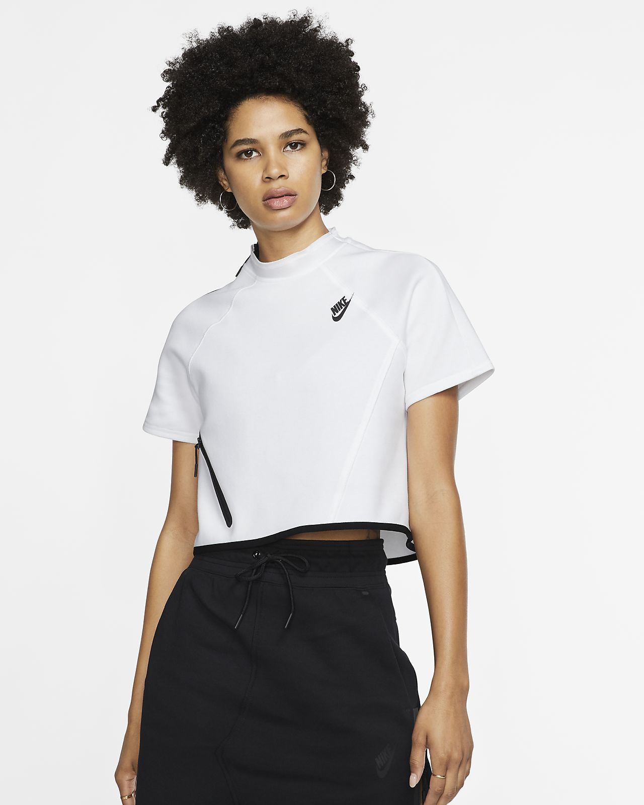 nike short sleeve mock