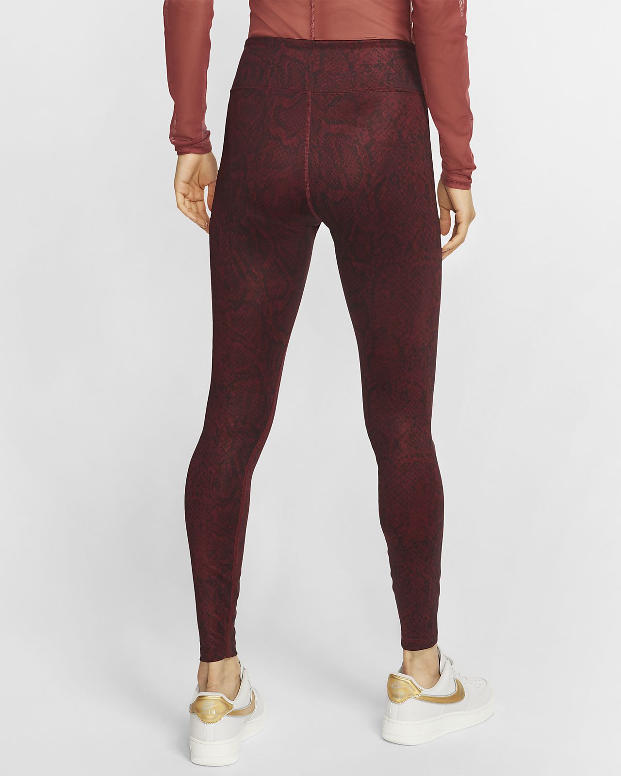 maroon nike leggings