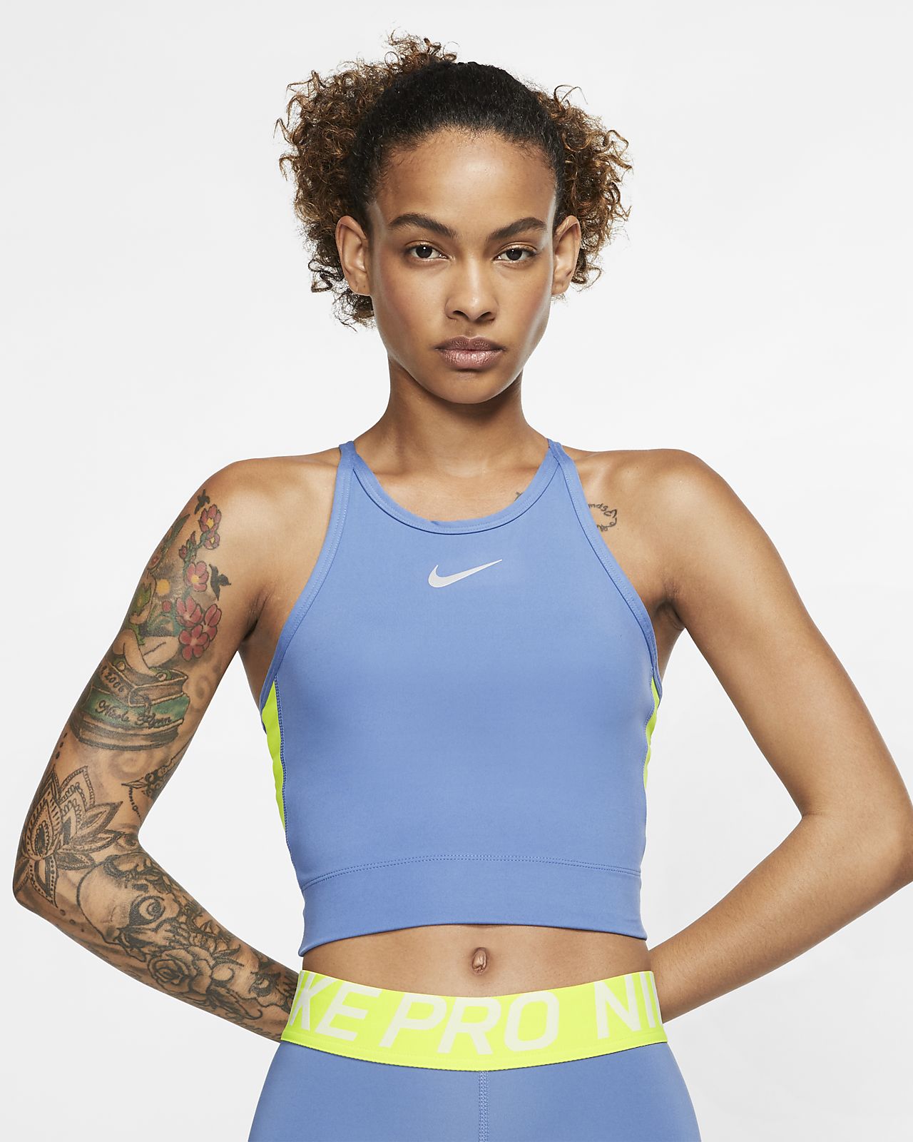 Nike Women's Cropped Running Tank. Nike AE