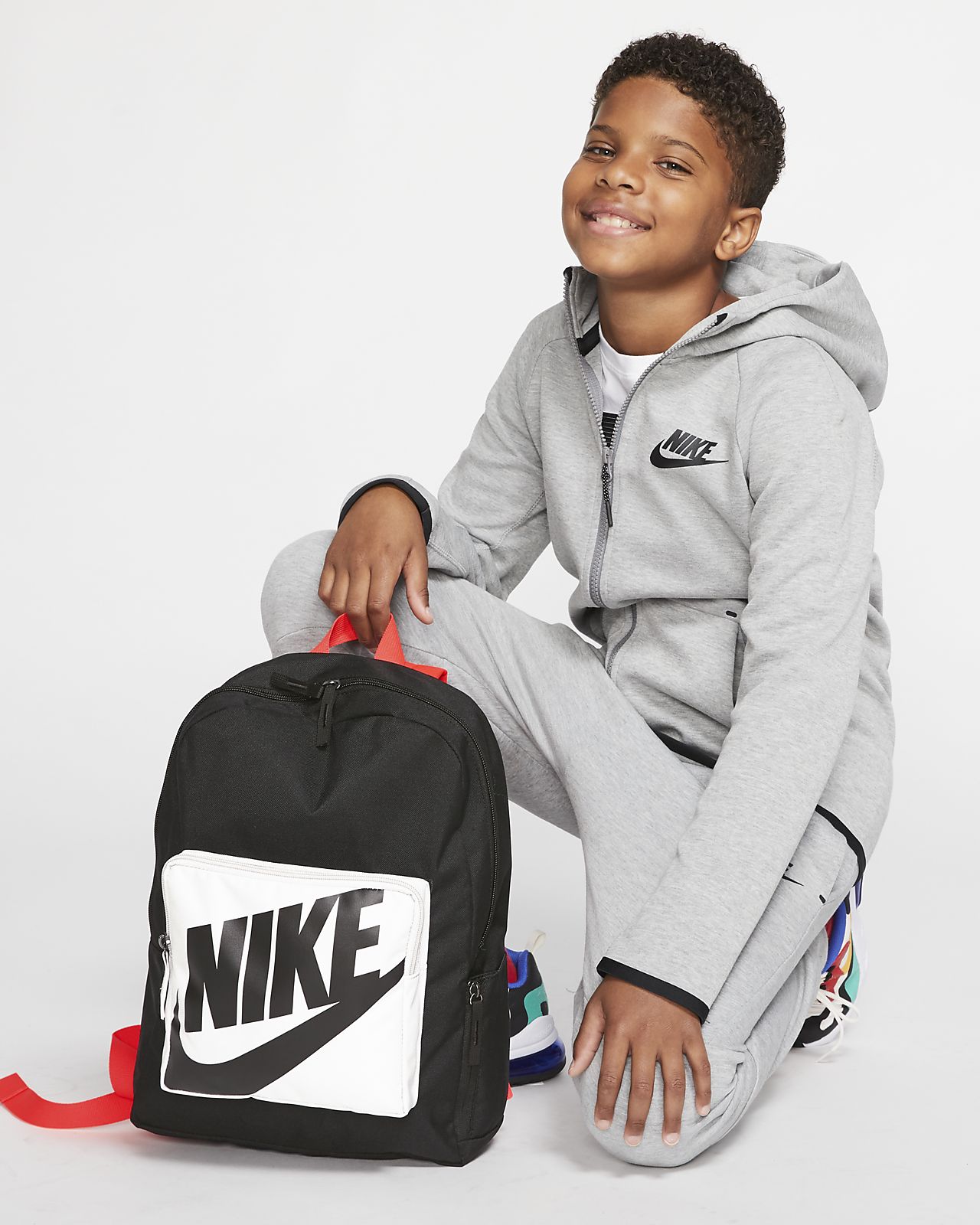 nike youth classic printed backpack