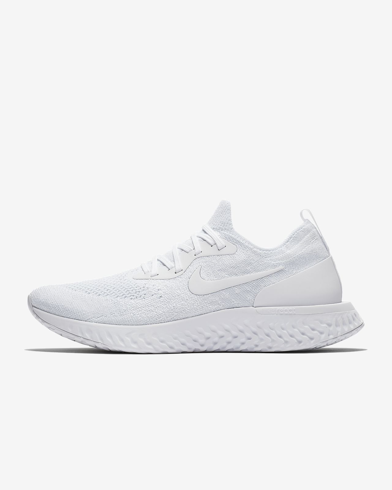 nike epic react true white