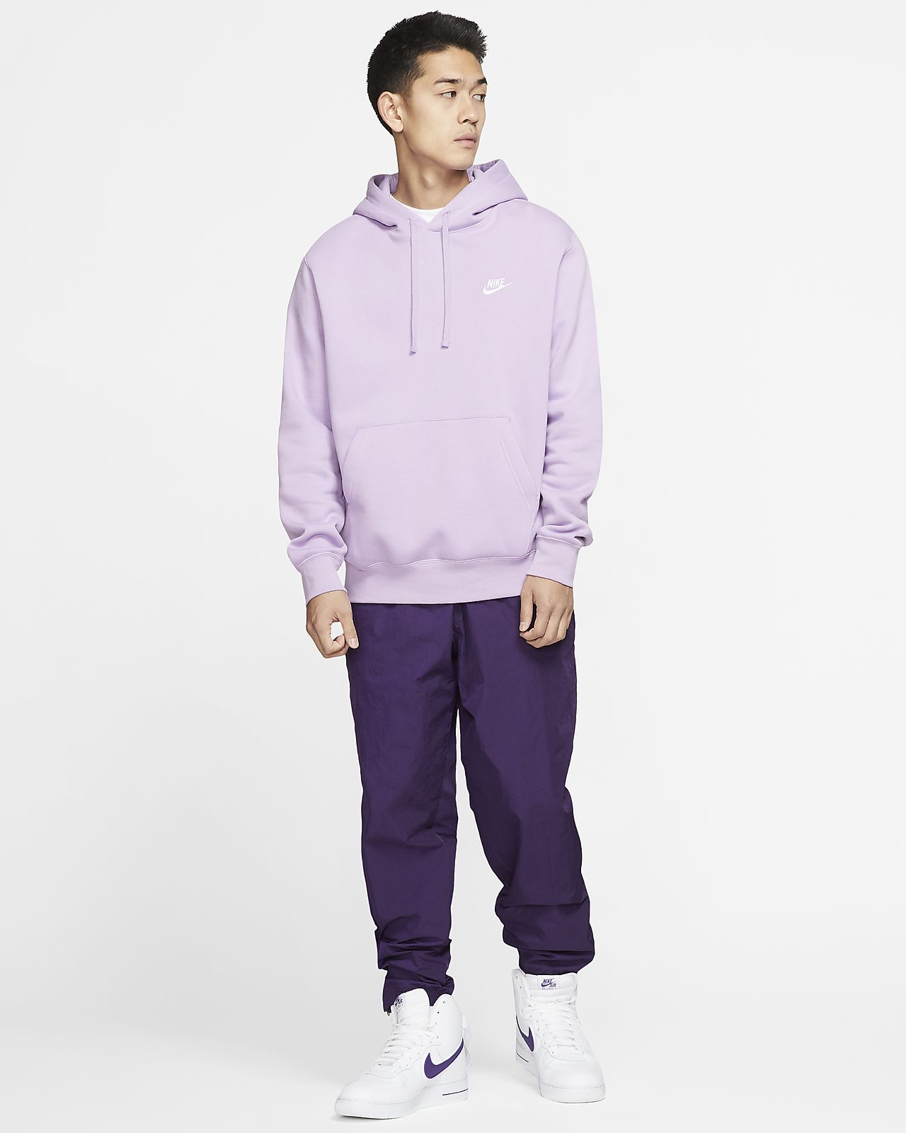 mens purple nike joggers