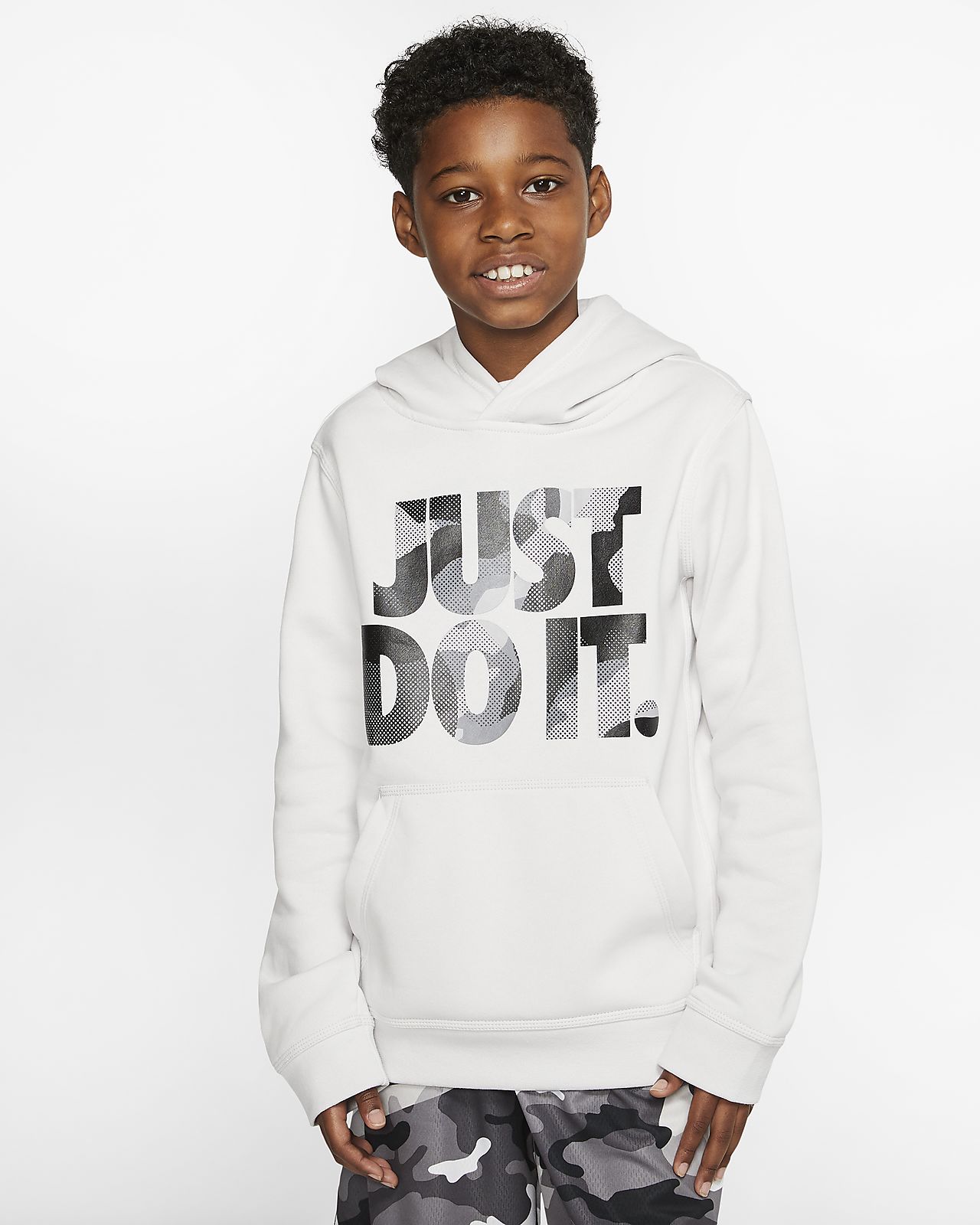 nike camo hoodie kids