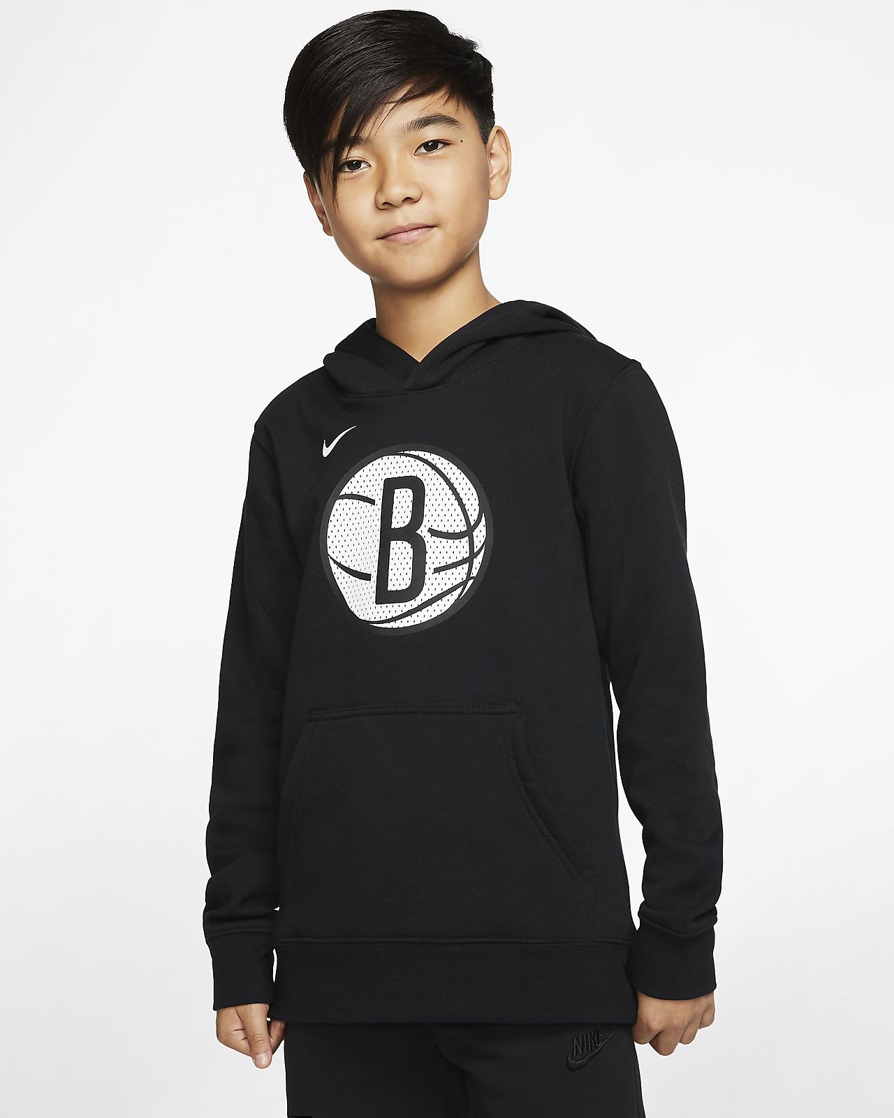 brooklyn nets short sleeve hoodie