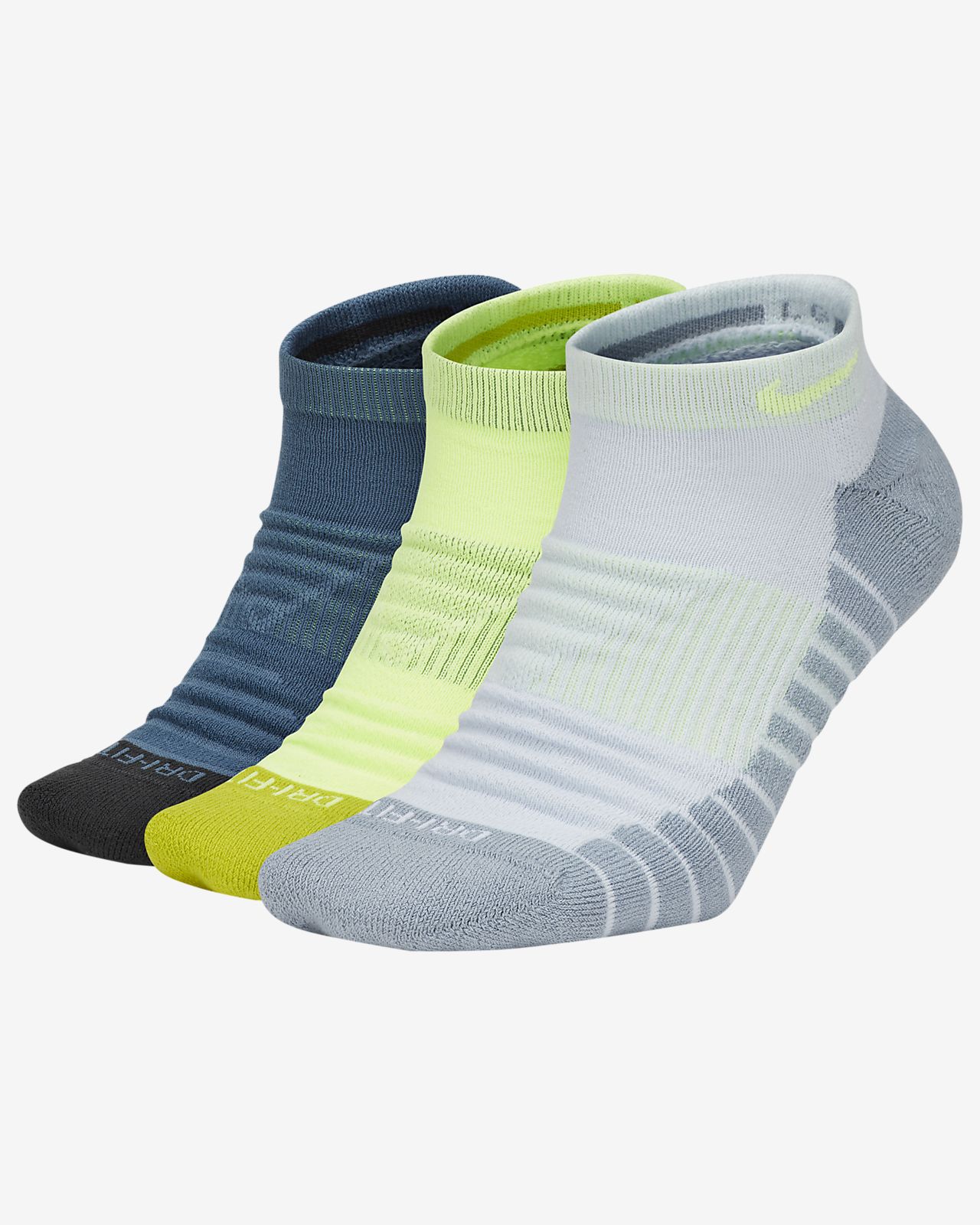 Nike Everyday Max Cushioned Training No-Show Socks (3 Pairs). Nike.com