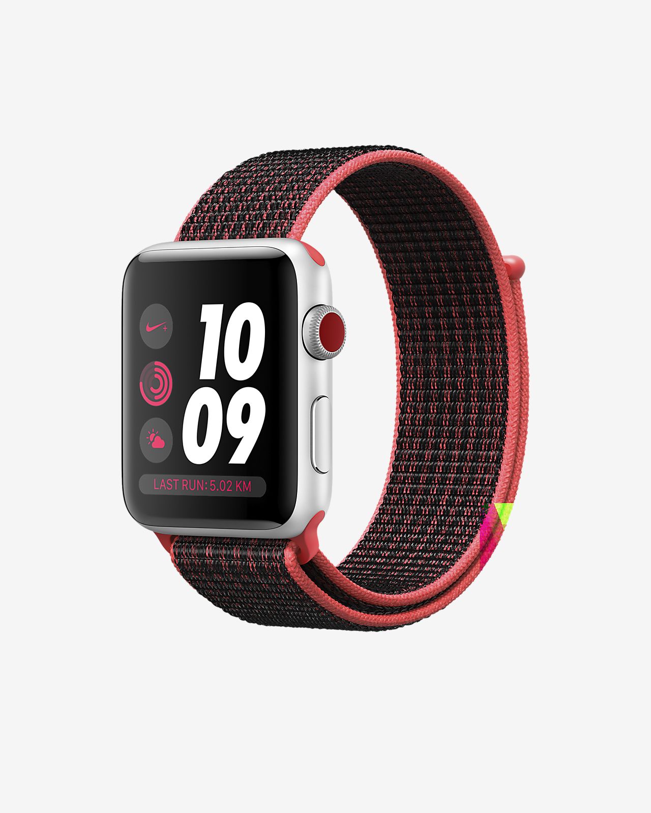 Montre de running Apple Watch Nike+ Series 3 (GPS + Cellular) 42 mm Open Box