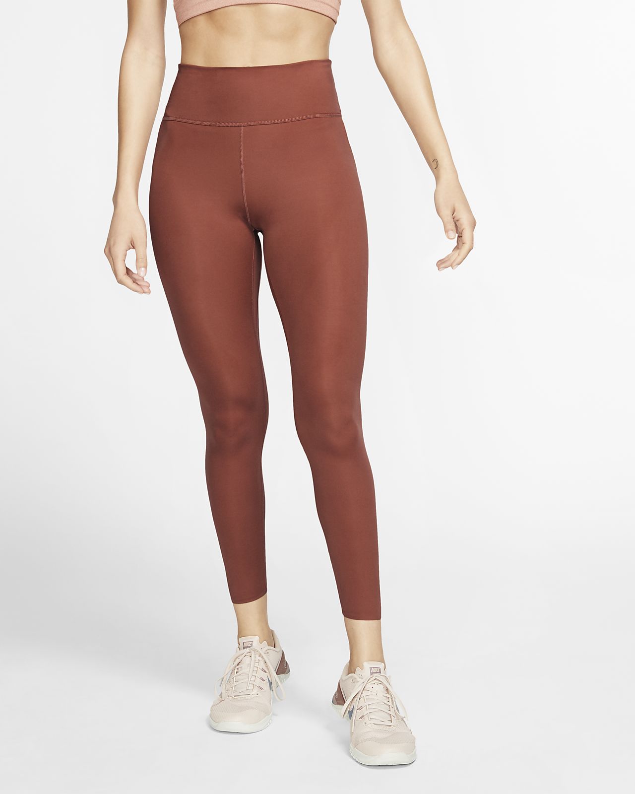 peach nike leggings