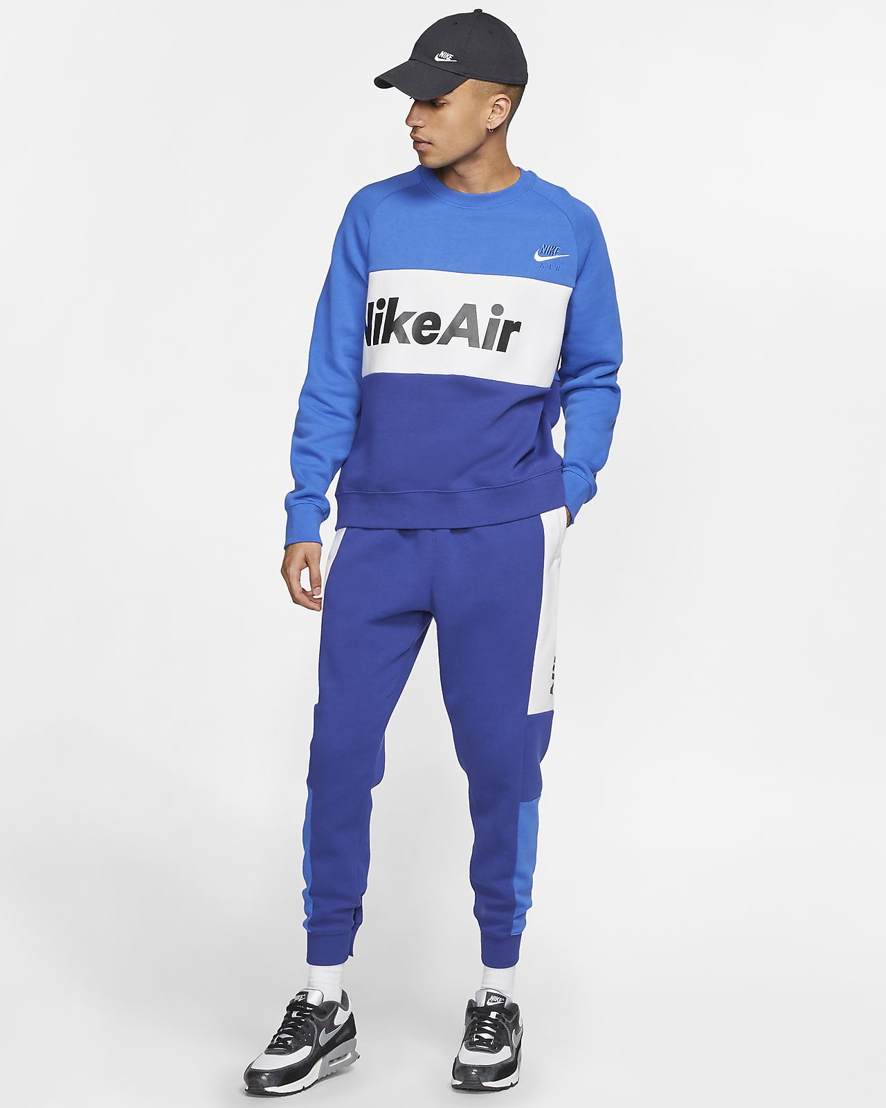 nike air fleece crew pants