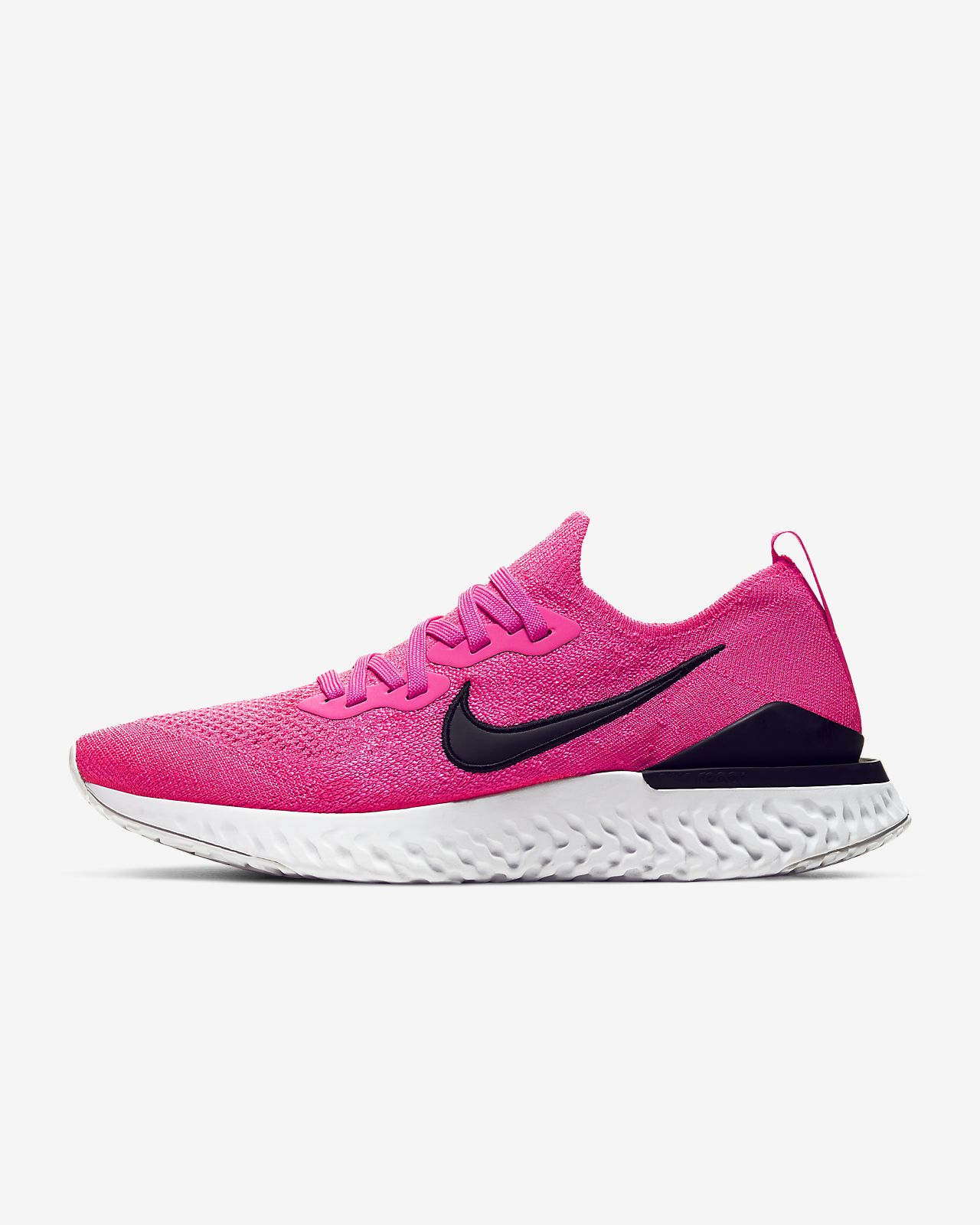 nike epic react flyknit pearl pink women's running shoe