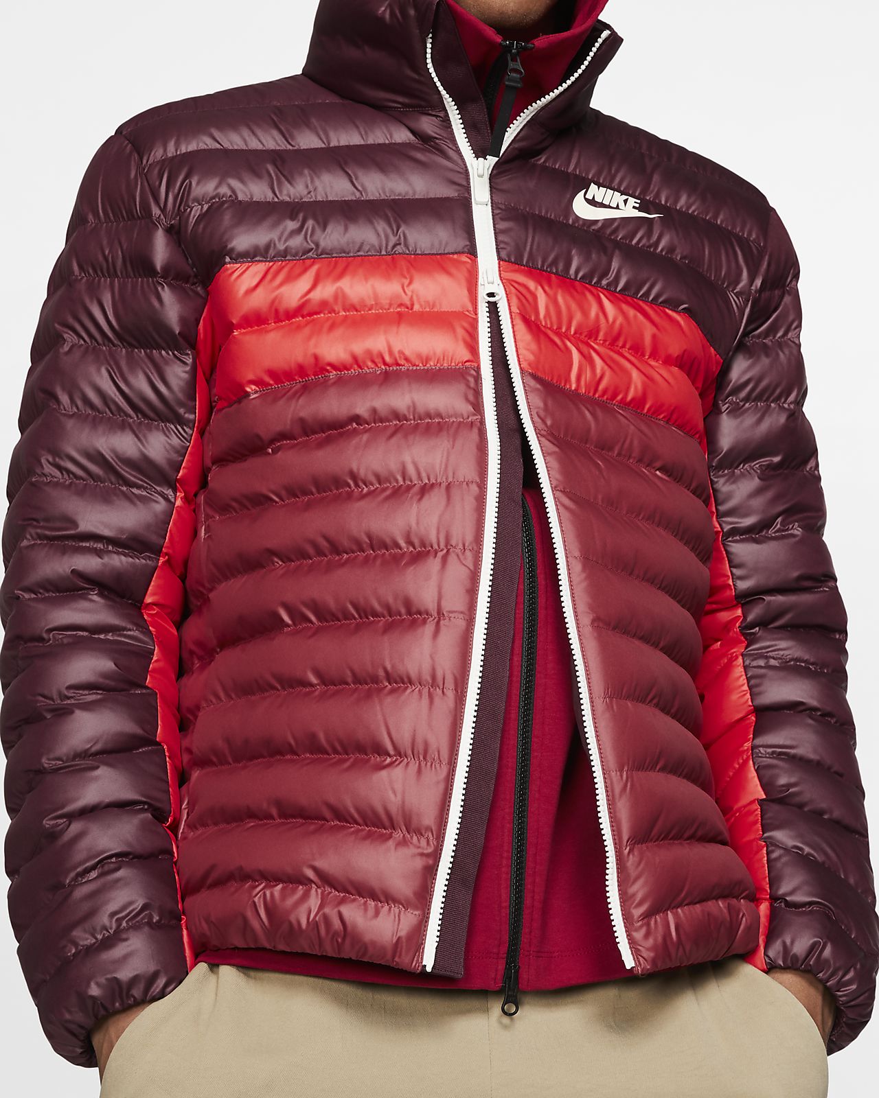 nike maroon jacket