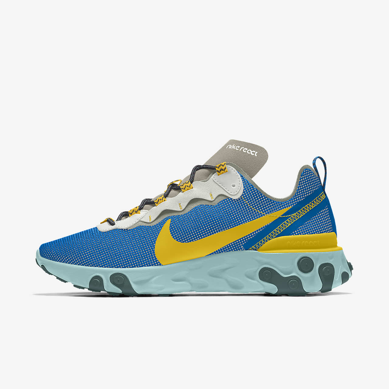 Chaussure personnalisable Nike React 55 Premium By You pour Homme