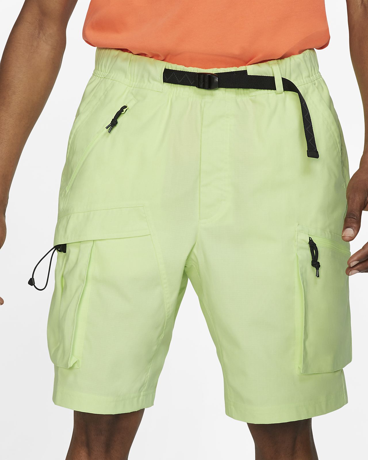 lime green nike shorts