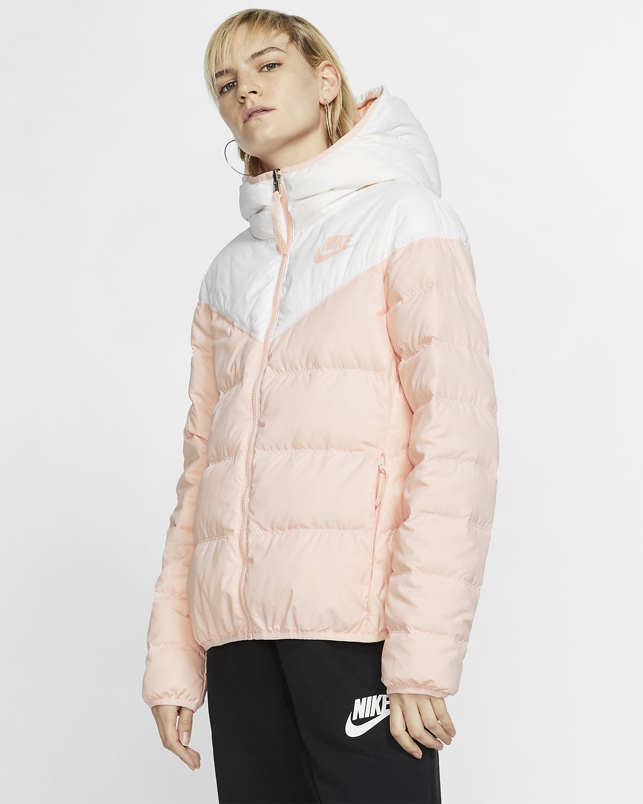 nike sportswear down fill windrunner hooded rus