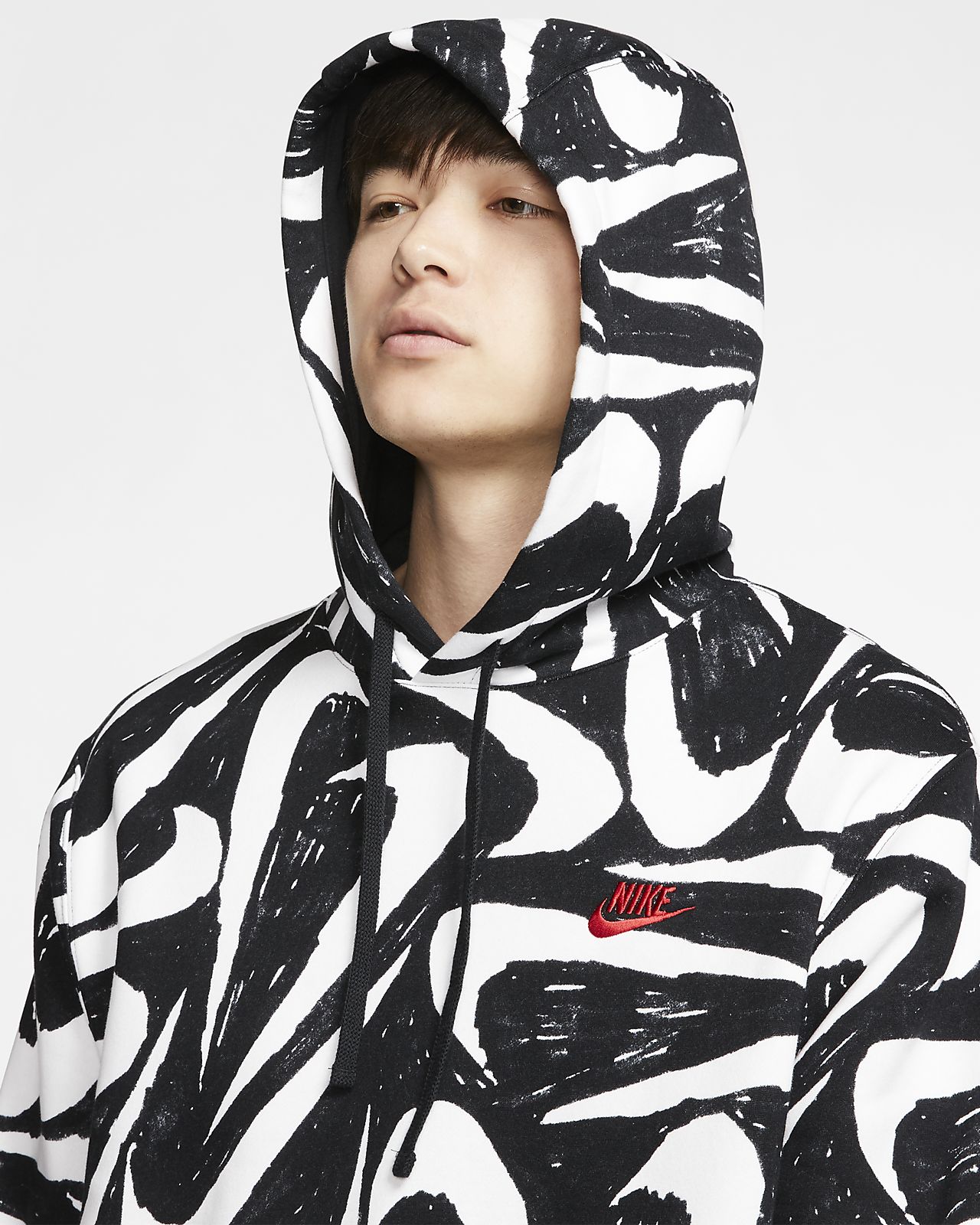 nike sportswear club hoodie black