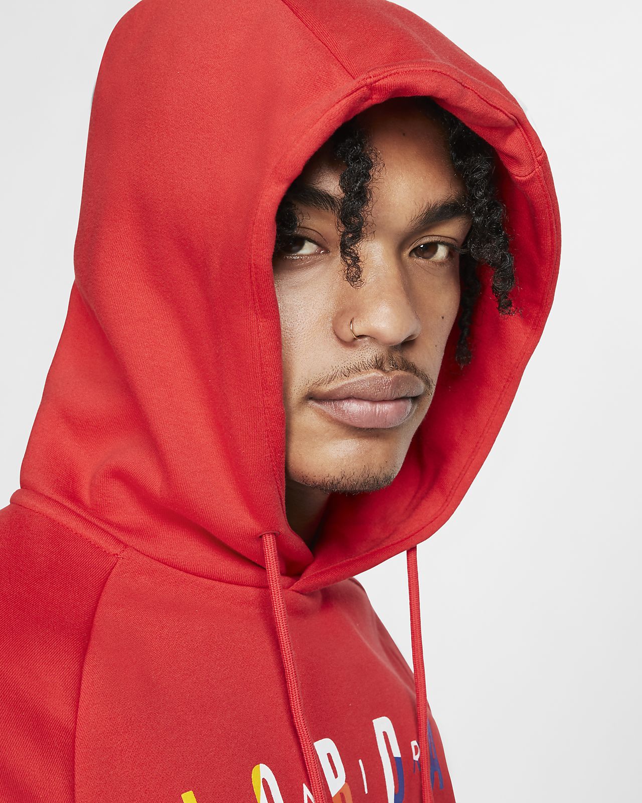 red jordan pullover hoodie