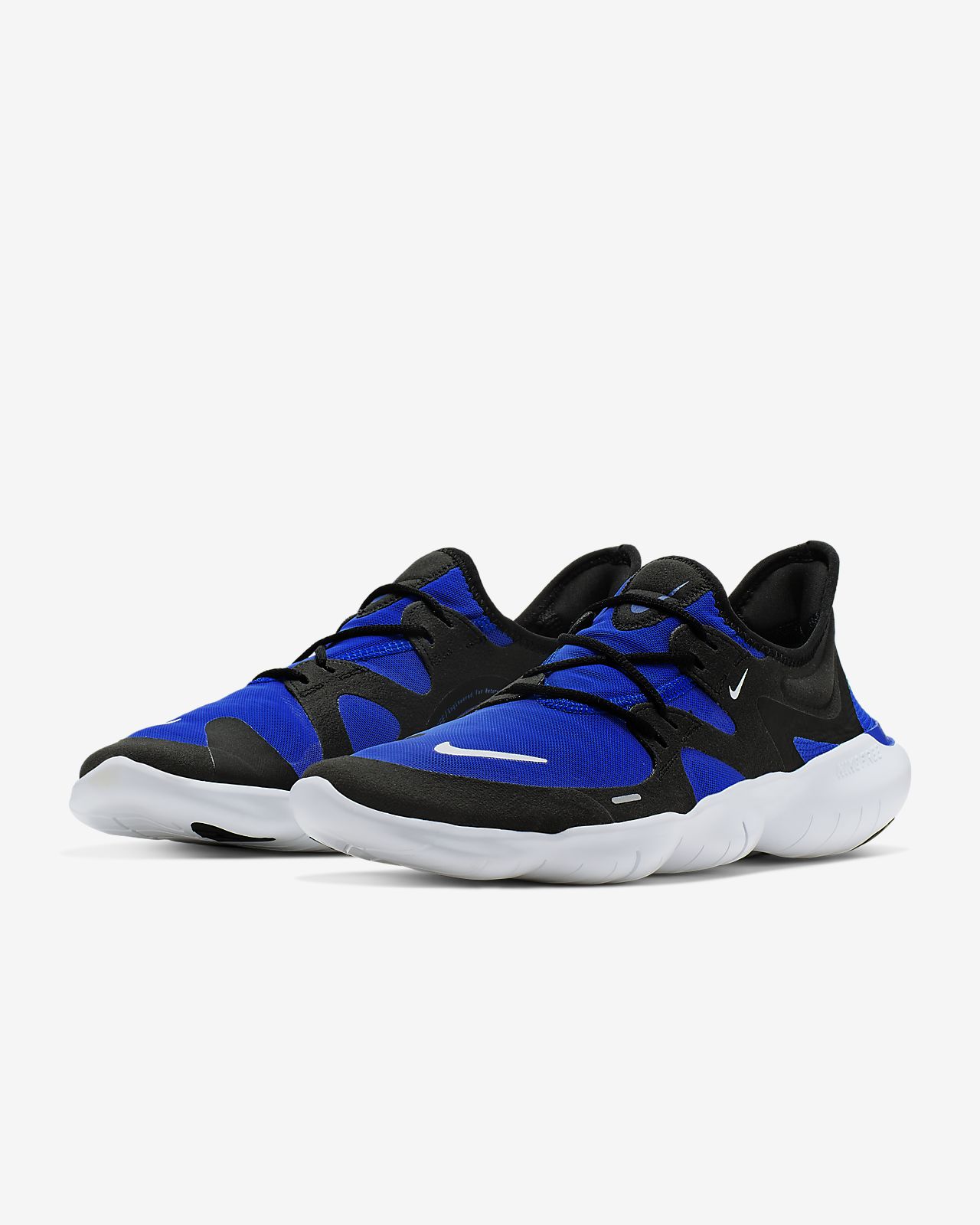 nike free 5.0 black blue