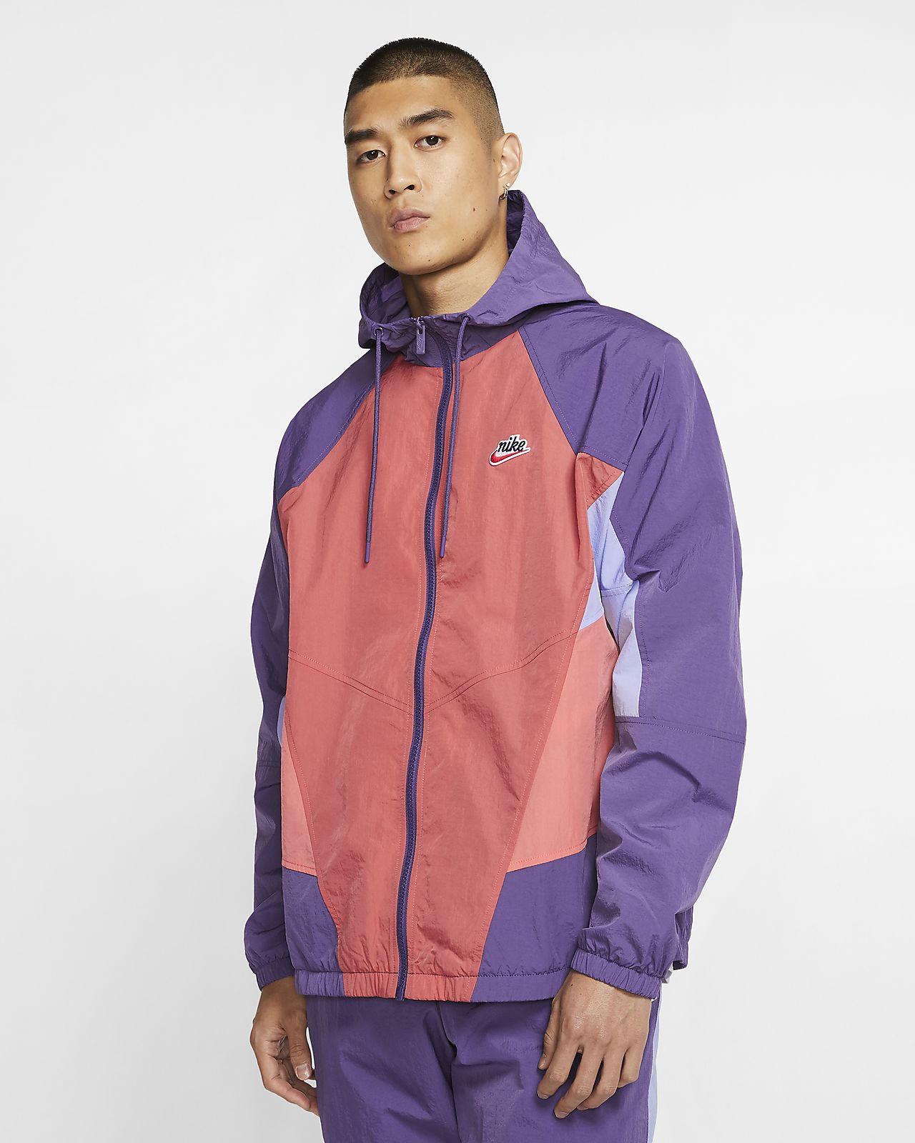 Nike sportswear windrunner purple shop