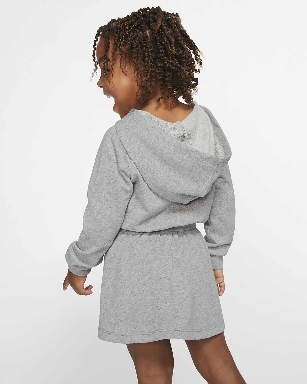 nike velour hooded dress