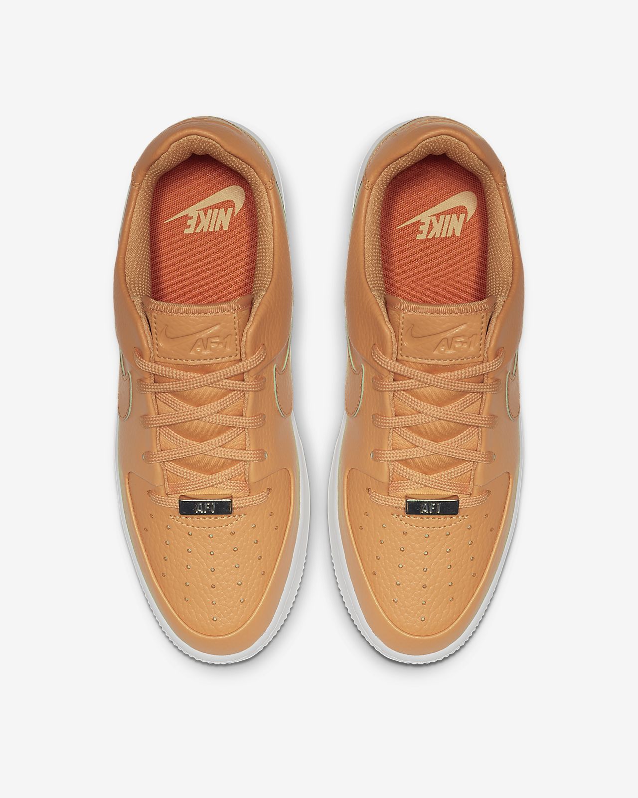 orange air force 1 womens