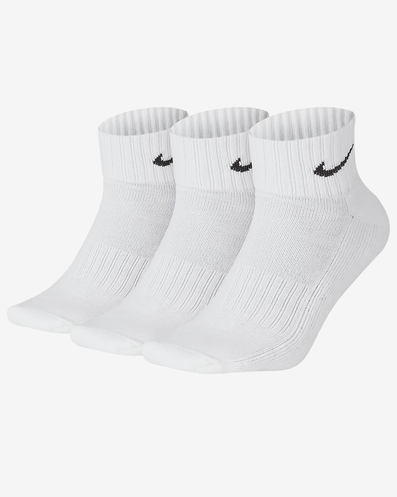 Polstrované kotníkové ponožky Nike (3 páry)
