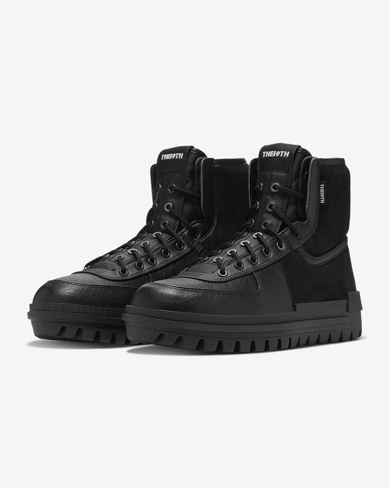 black work boots nike