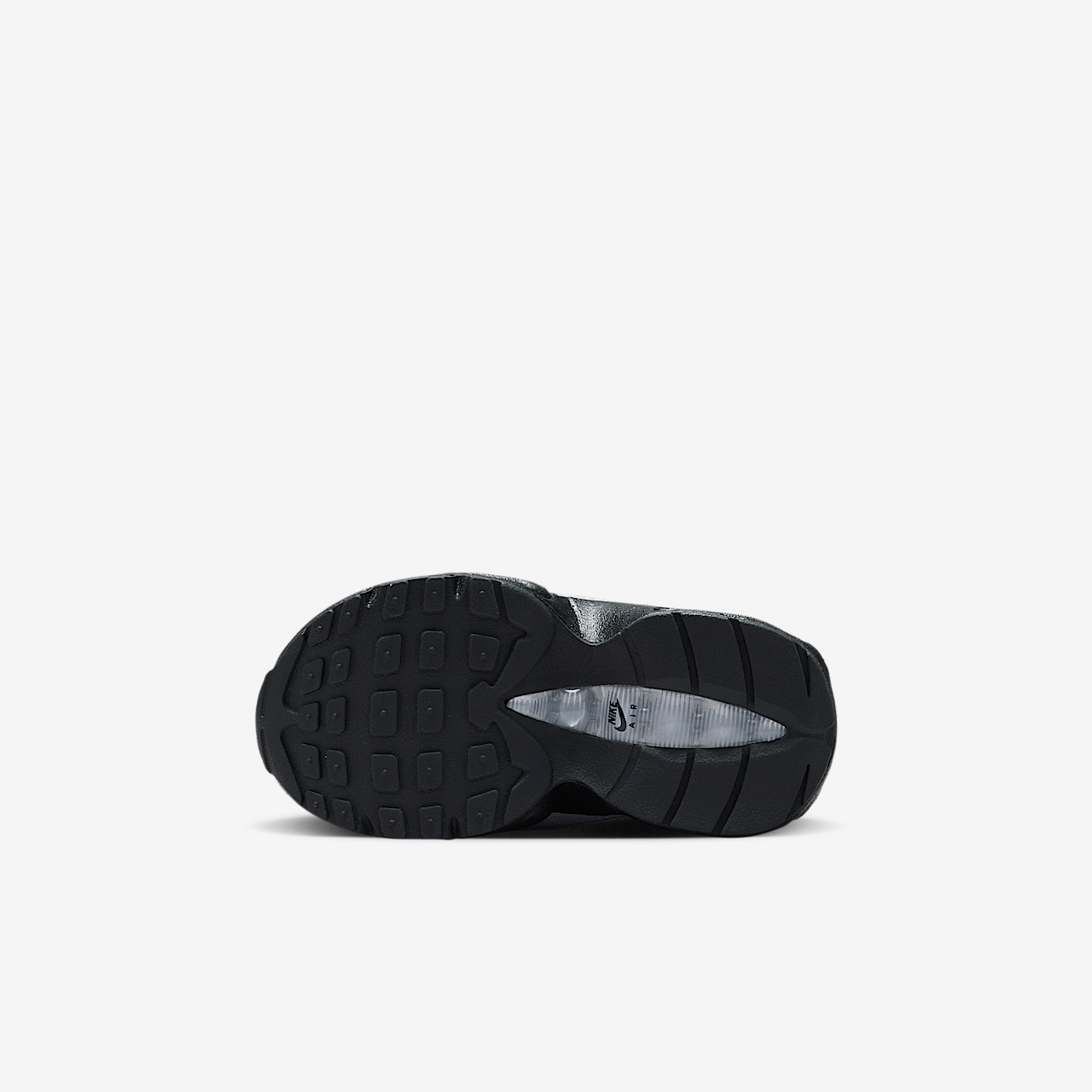 Nike Air Max 95 sneaker Zwart/Zwart/Wit/Metallic Silver