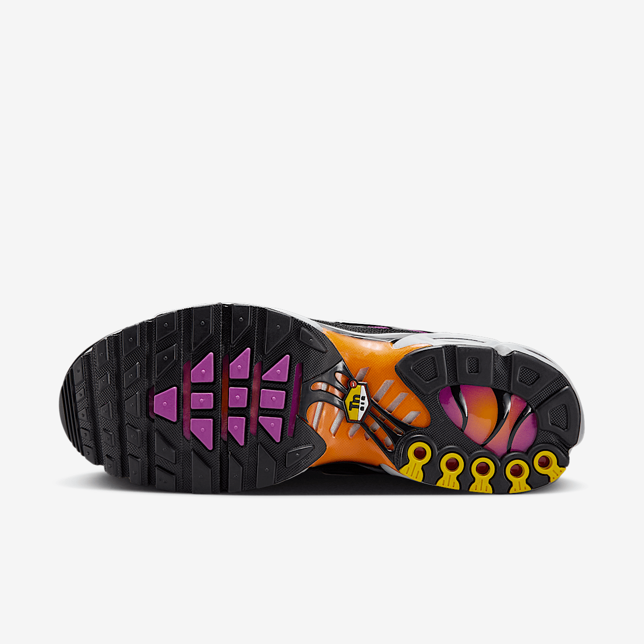 Nike Air Max Plus sneaker Zwart/Total Orange/Vivid Purple/Photon Dust