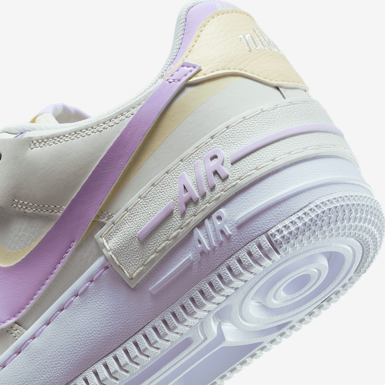 Nike Air Force 1 sneaker Sail/Alabaster/Wit/Barely Grape