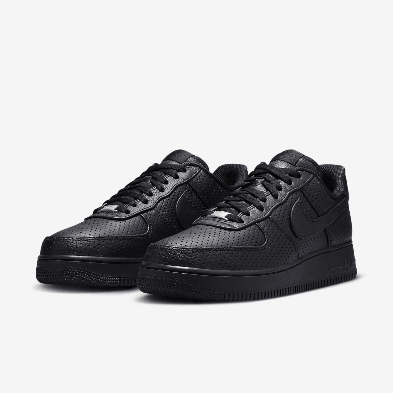 Nike Air Force 1 sneaker Zwart/Game Royal/Zwart