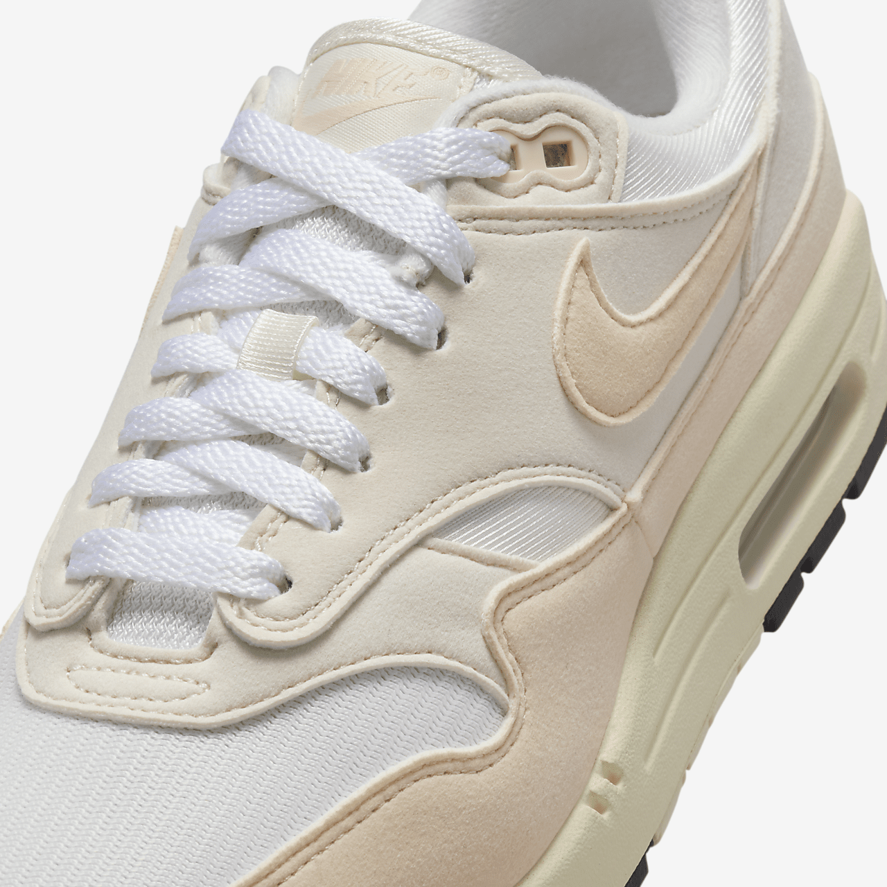 Nike Air Max 1 sneaker Sail/Phantom/Zwart/Guava Ice