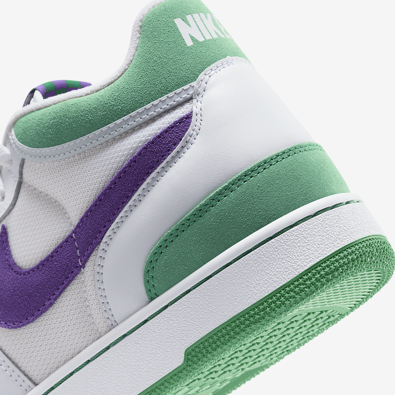 Nike  sneaker Wit/Court Green/Hyper Grape