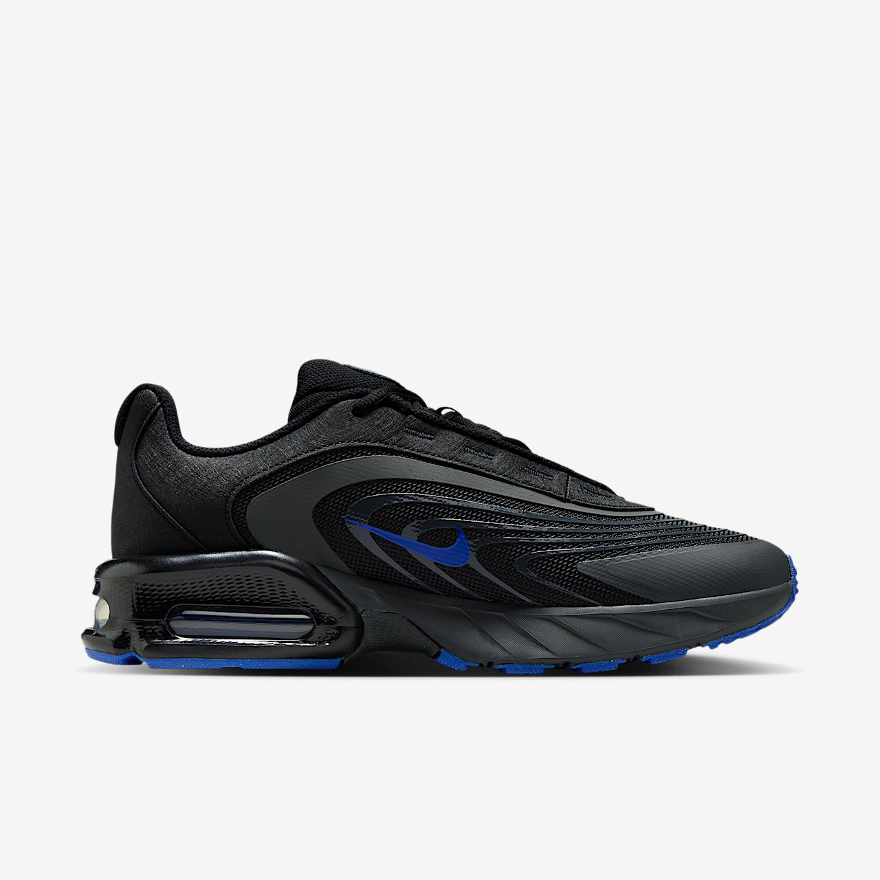 Nike Air Max sneaker Dark Smoke Grey/Zwart/Racer Blue