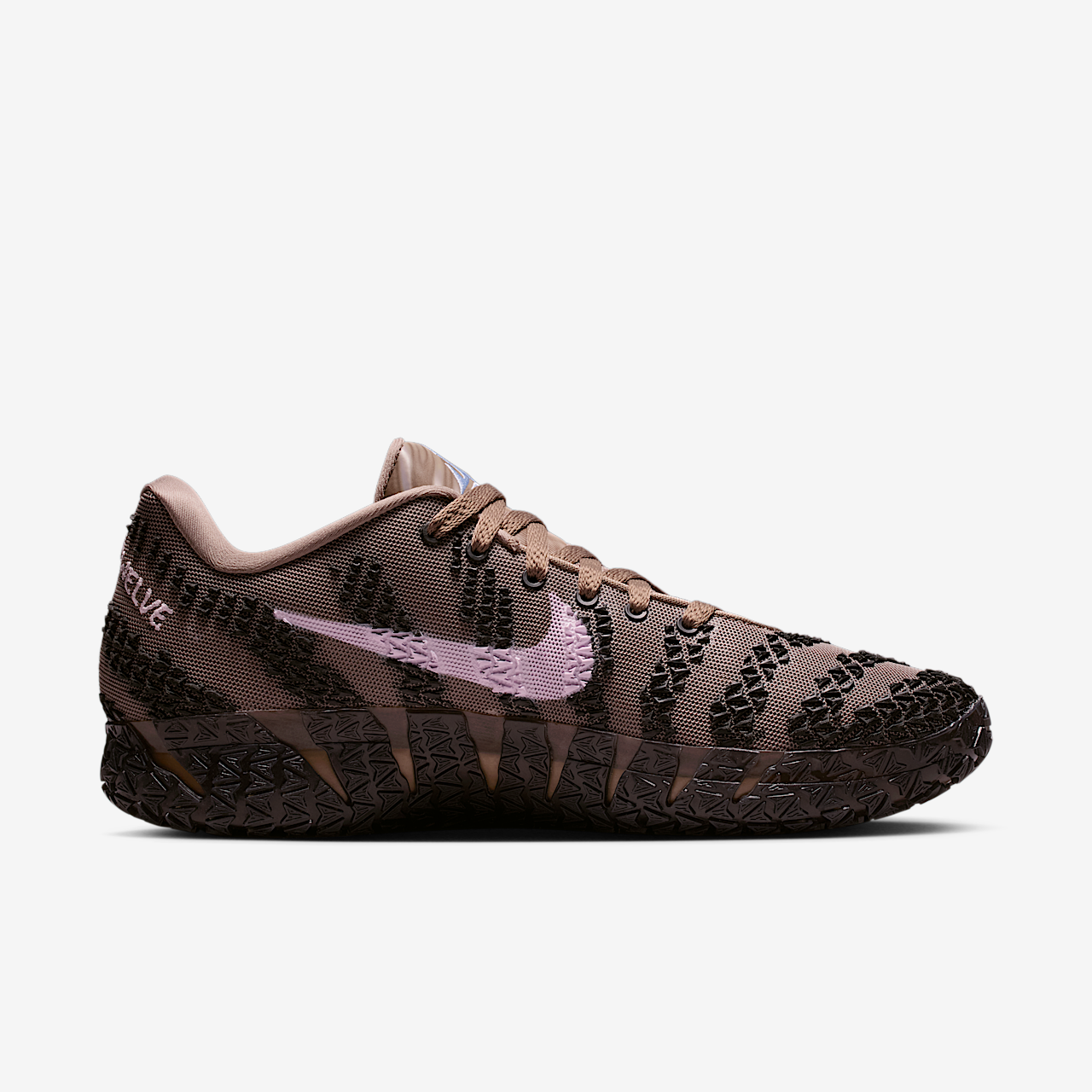 Nike  sneaker Mink Brown/Zwart/Pink Foam