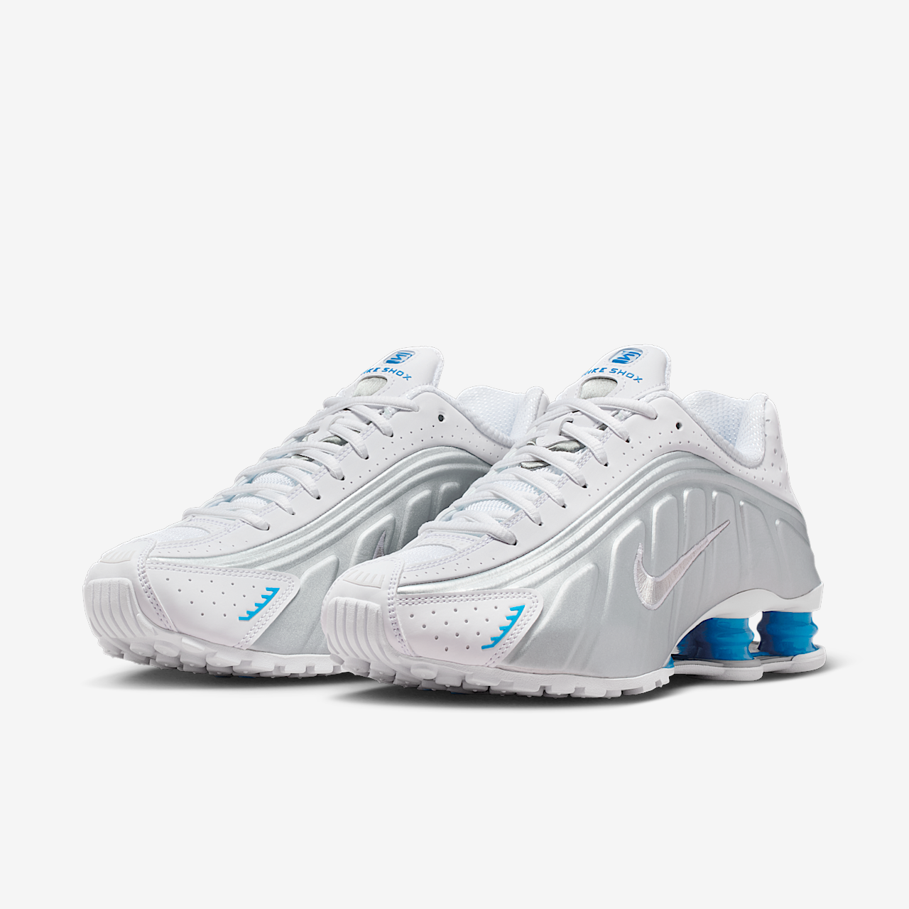 Nike Nike Shox sneaker Wit/Blue Hero/Metallic Silver