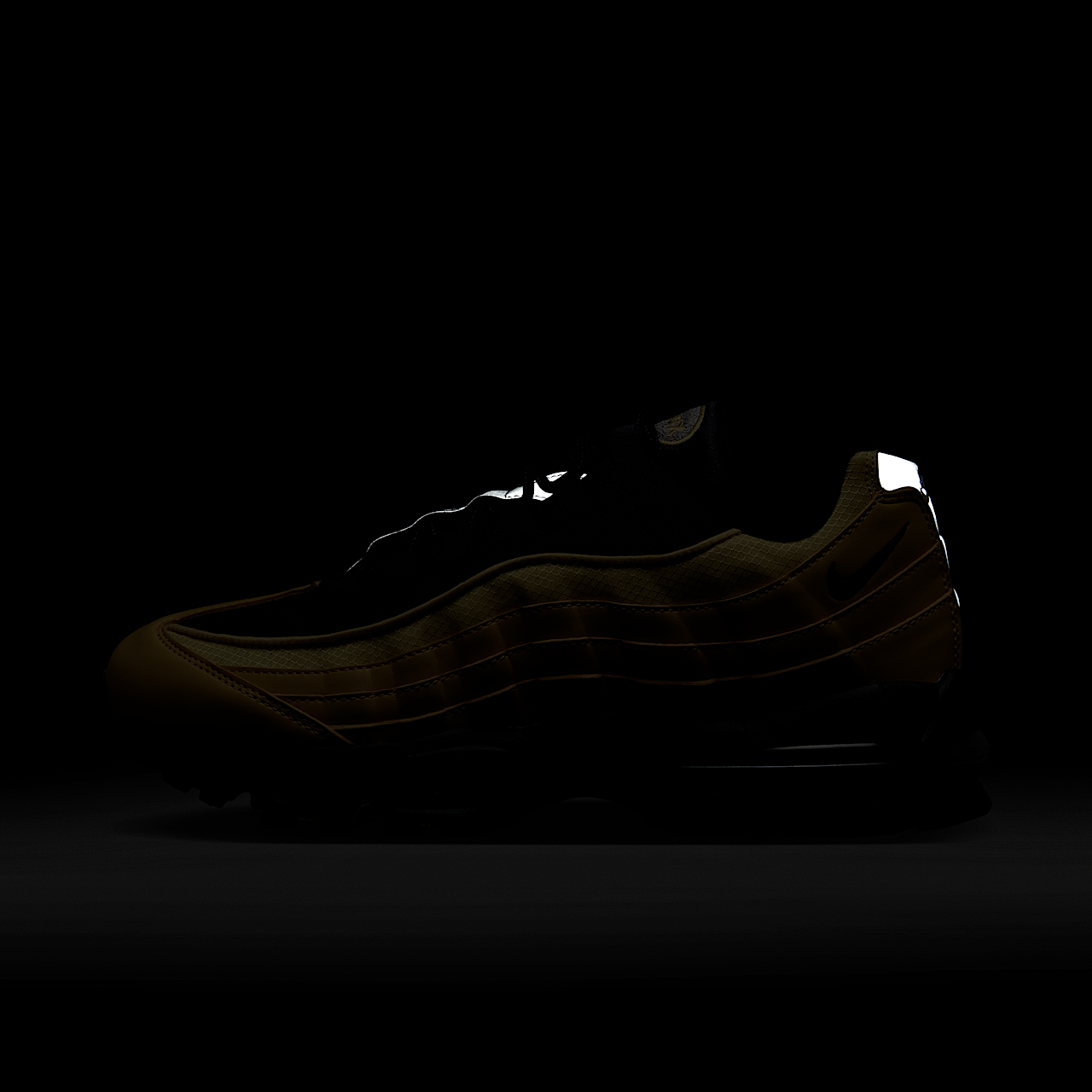 Nike Air Max sneaker Varsity Maize/Zwart/Metallic Silver/Zwart