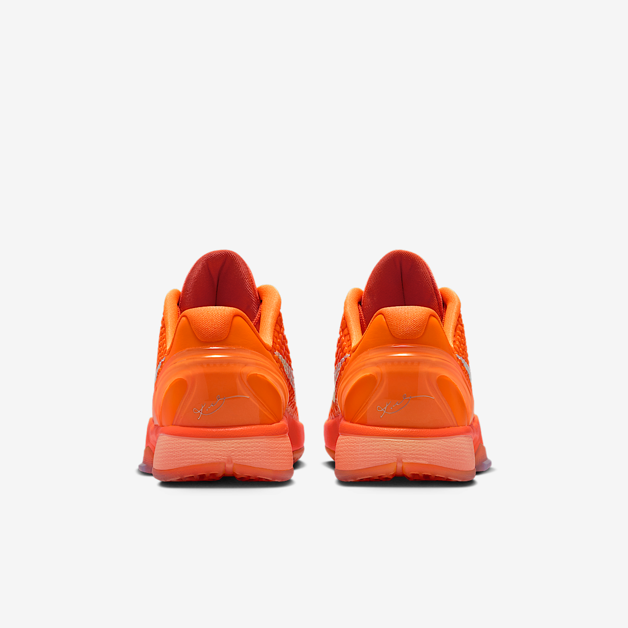Nike Kobe sneaker Total Orange/Wit/Light Wild Mango/Metallic Silver