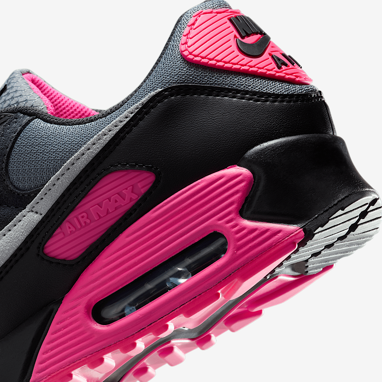 Nike Air max 90 sneaker Cool Grey/Hyper Pink/Zwart/Wolf Grey