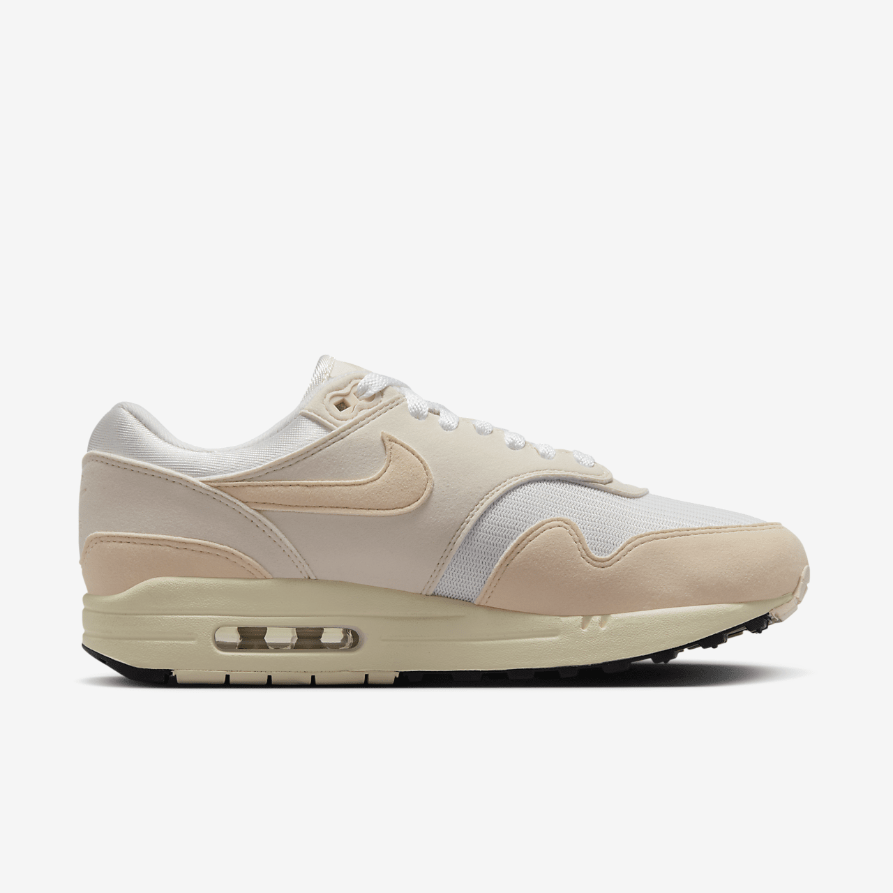 Nike Air Max 1 sneaker Sail/Phantom/Zwart/Guava Ice