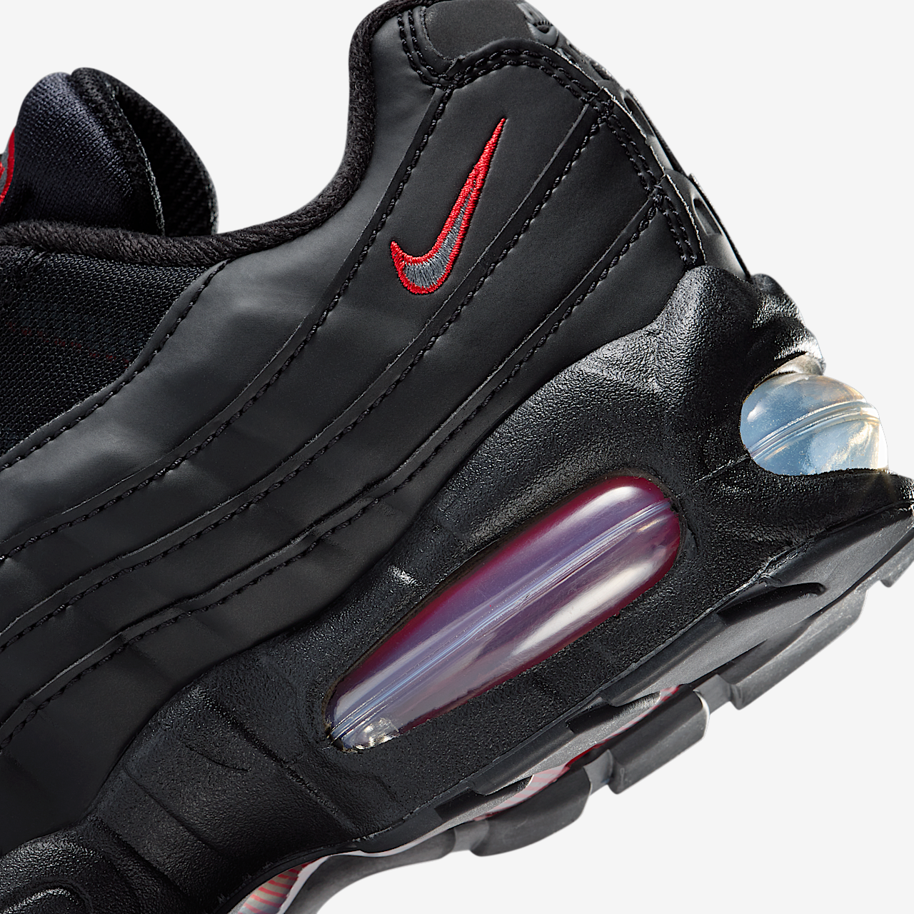 Nike Air Max 95 sneaker Zwart/University Red/Wit/Smoke Grey