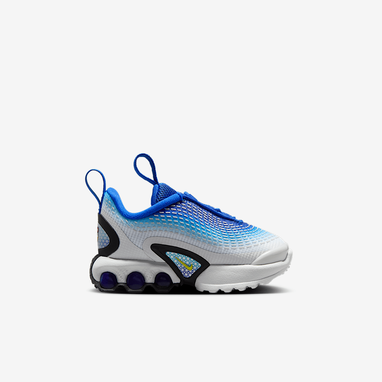 Nike Air Max DN sneaker Racer Blue/Blue Fury/Zwart/Vibrant Yellow