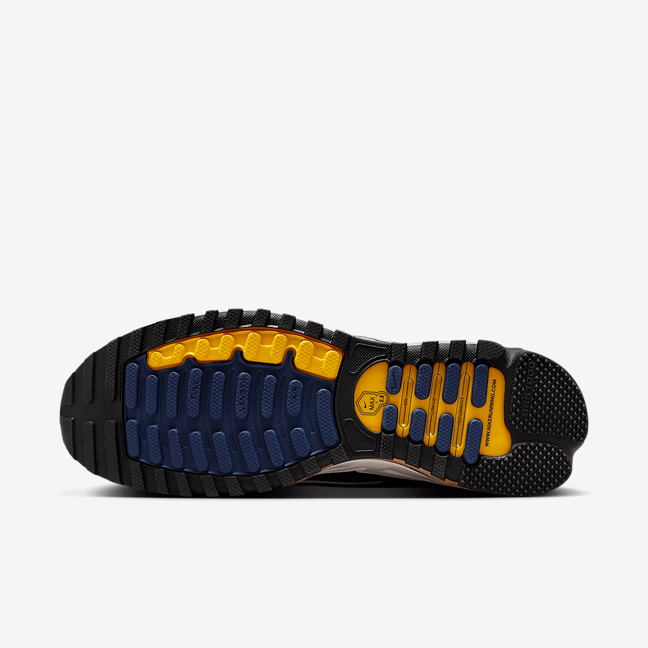Nike Air Max sneaker Wit/Midnight Navy/Wolf Grey/Varsity Maize