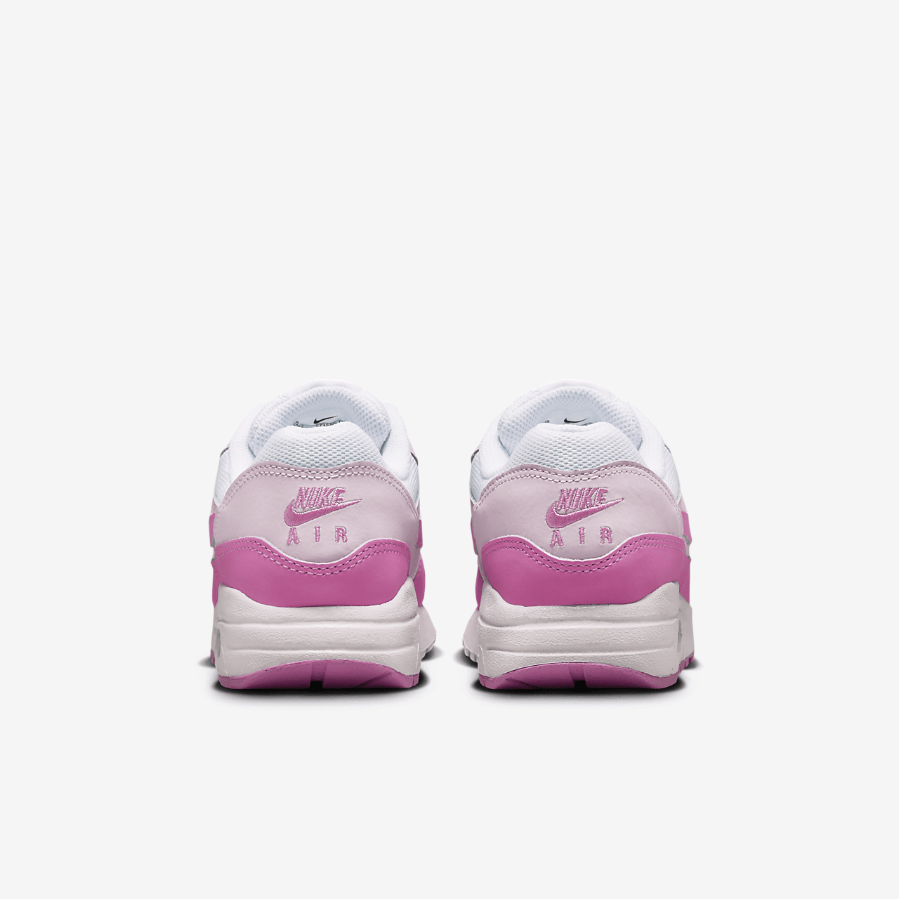 Nike Air Max 1 sneaker Wit/Pink Foam/Playful Pink