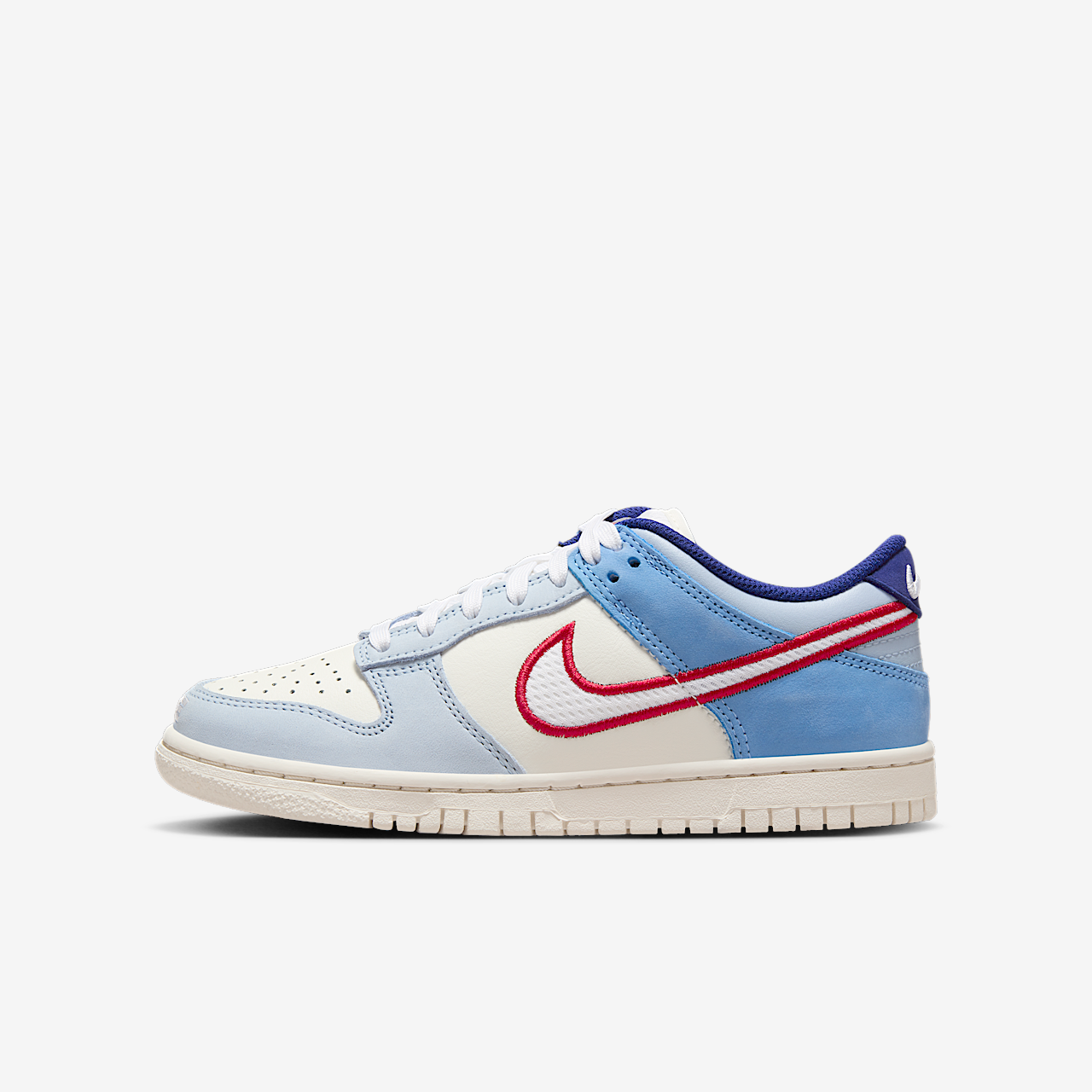 Nike Dunk Low sneaker Sail/Sail/Light Armory Blue/Wit