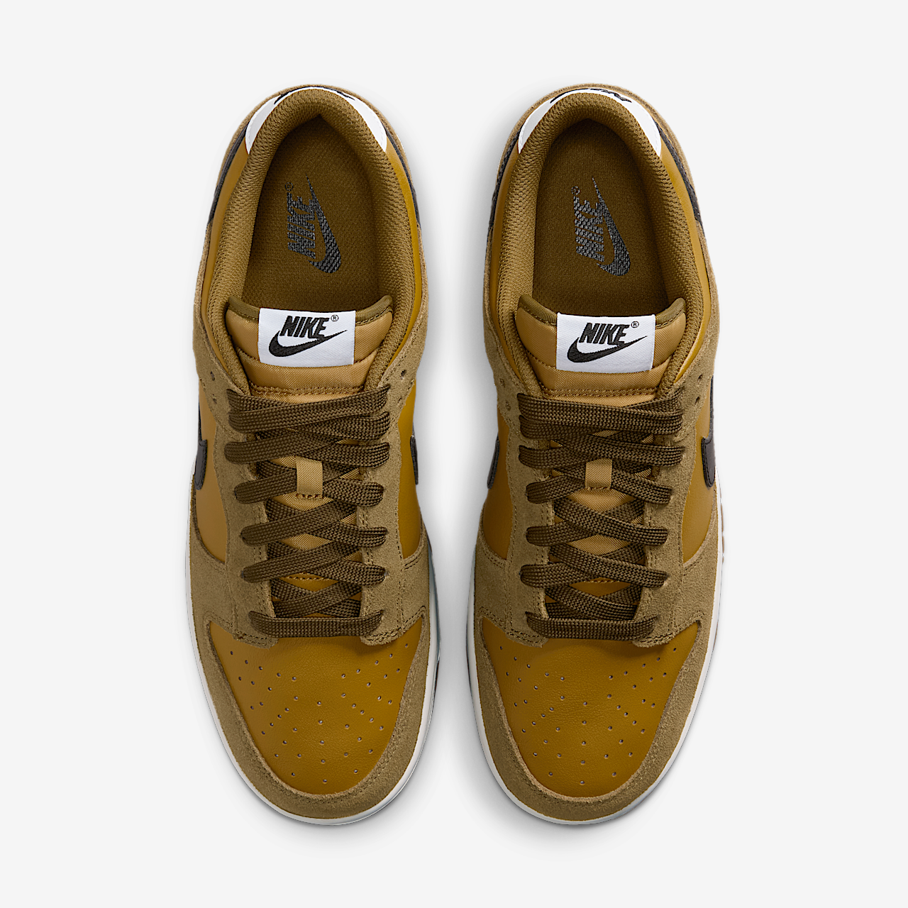 Nike Dunk Low sneaker Ochre/Olive Flak/Coconut Milk/Zwart