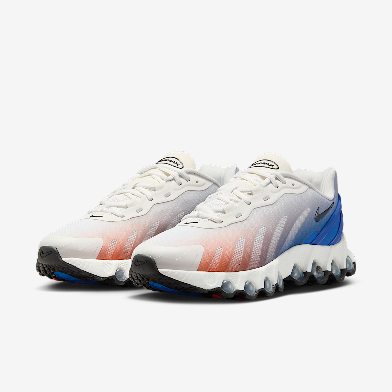 Nike Air Max DN sneaker Summit White/Safety Orange/Game Royal/Zwart
